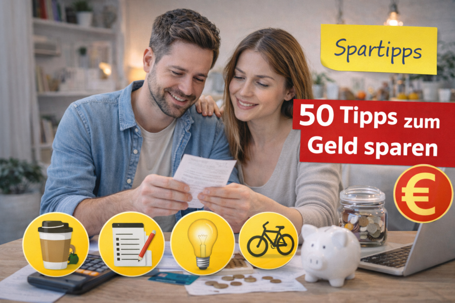 Geld sparen im Alltag – 50 effektive Tipps