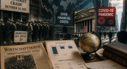 Historische Wirtschaftskrisen im Vergleich
