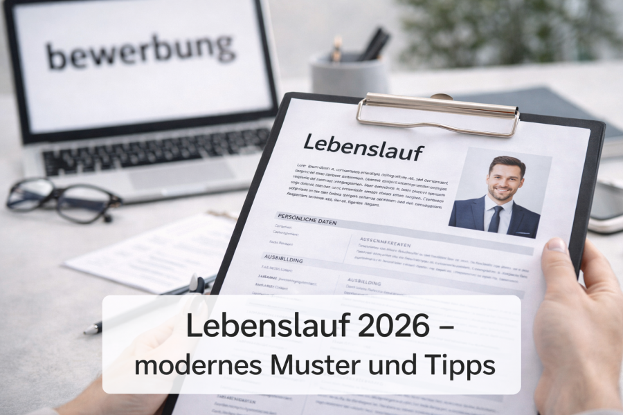 Lebenslauf 2026 – modernes Muster und Tipps