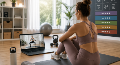 Online Fitnesskurse im Vergleich