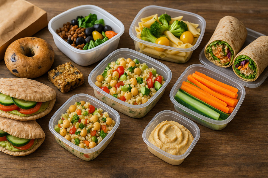 10 vegane Rezepte für unterwegs