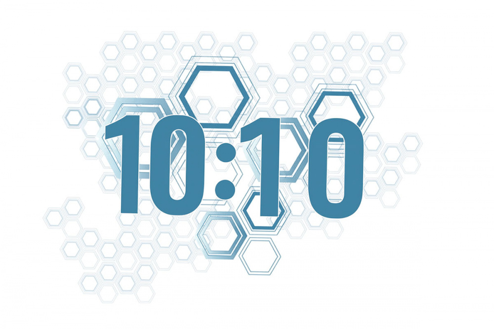Uhrzeit 10:10