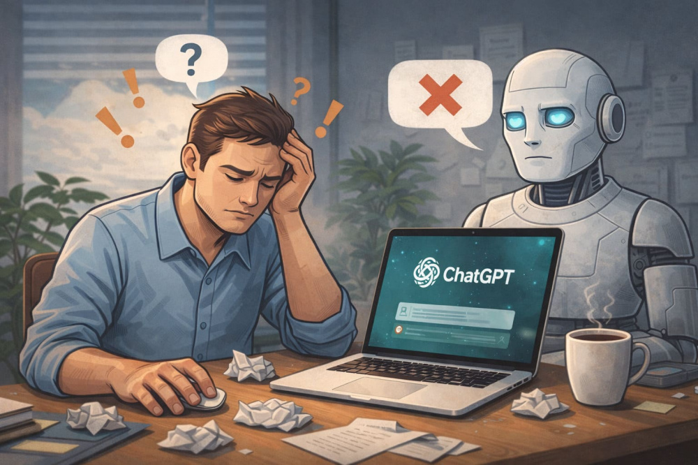 Der gr&ouml;&szlig;te Fehler bei der Nutzung von ChatGPT