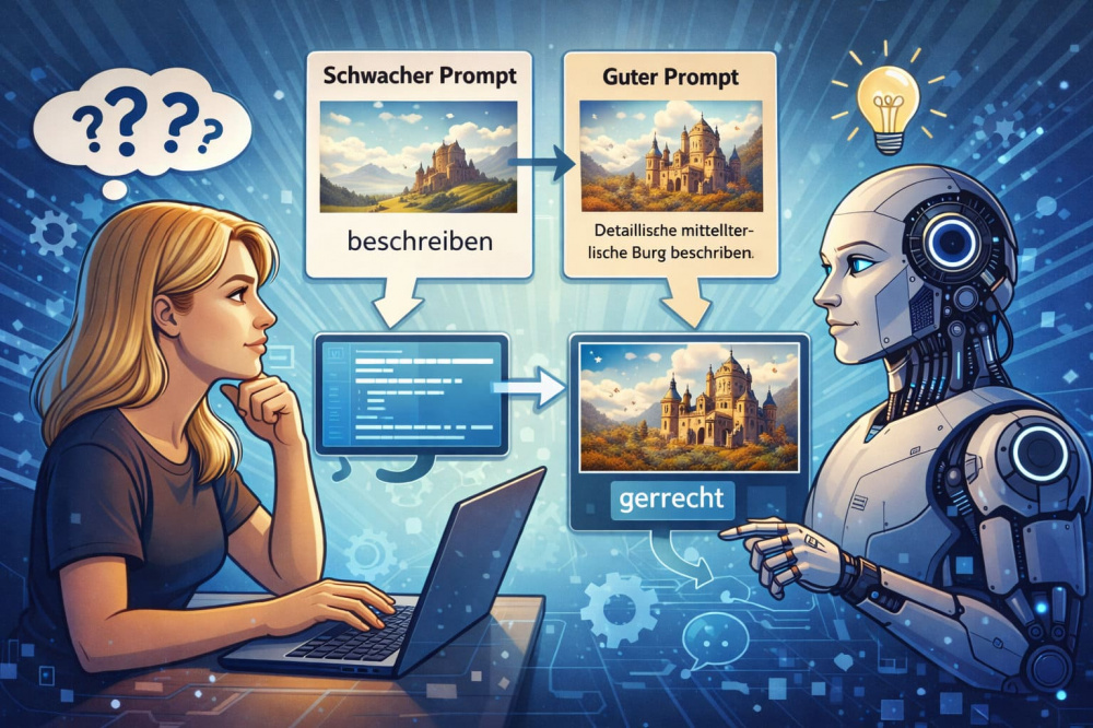 Die Bedeutung von Prompts f&uuml;r die Qualit&auml;t der Antworten