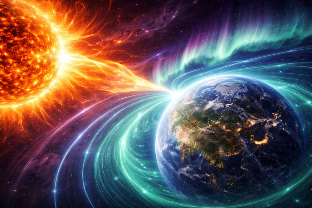 Geomagnetische Aktivit&auml;t in Sachsen