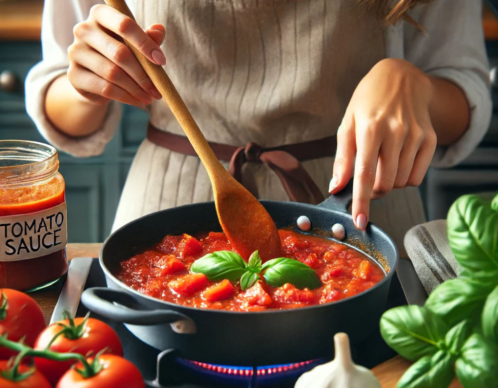 Приготування соусу для піци