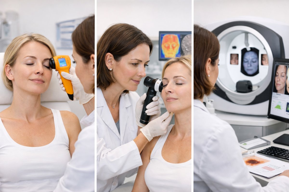 Ablauf einer Hautanalyse beim Hautarzt