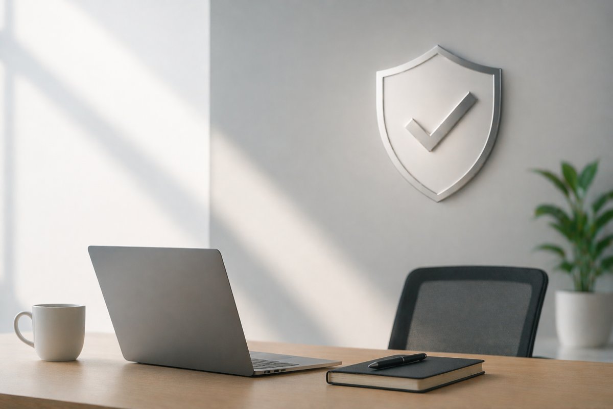 Angestellte mit sicherem Job