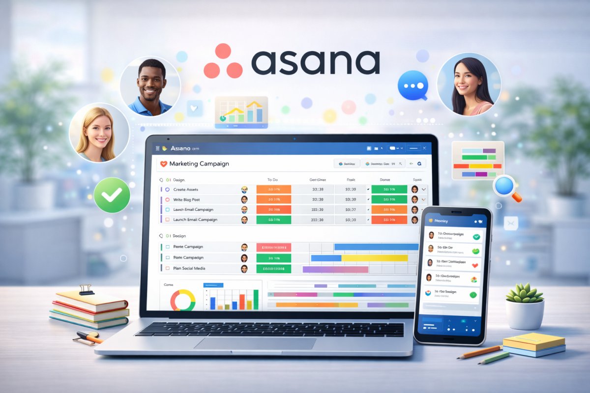 Asana &uuml;berzeugt bei gr&ouml;&szlig;eren Teams