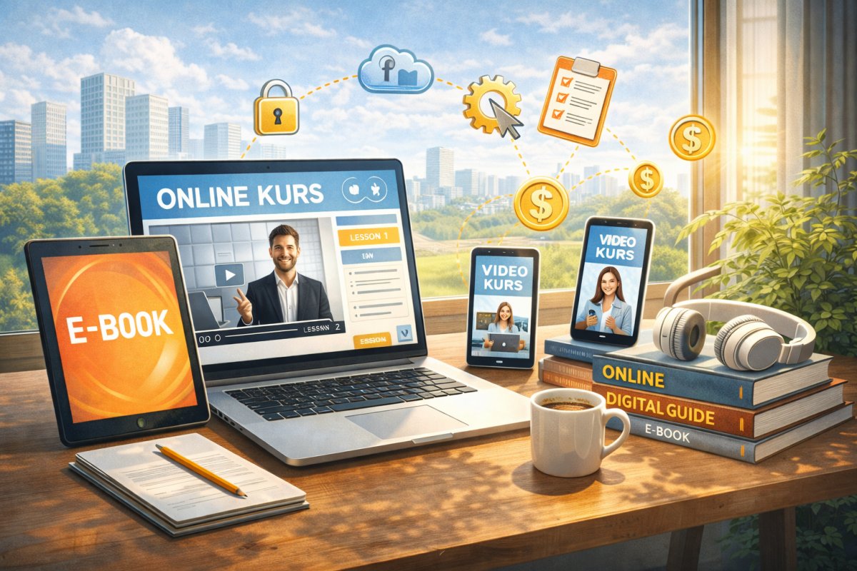 Digitale Produkte und Online-Kurse