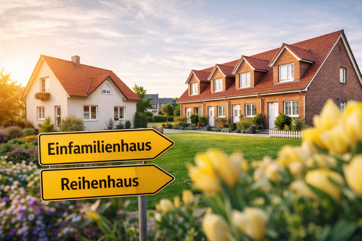 Einfamilienh&auml;user und Reihenh&auml;user bleiben begehrt