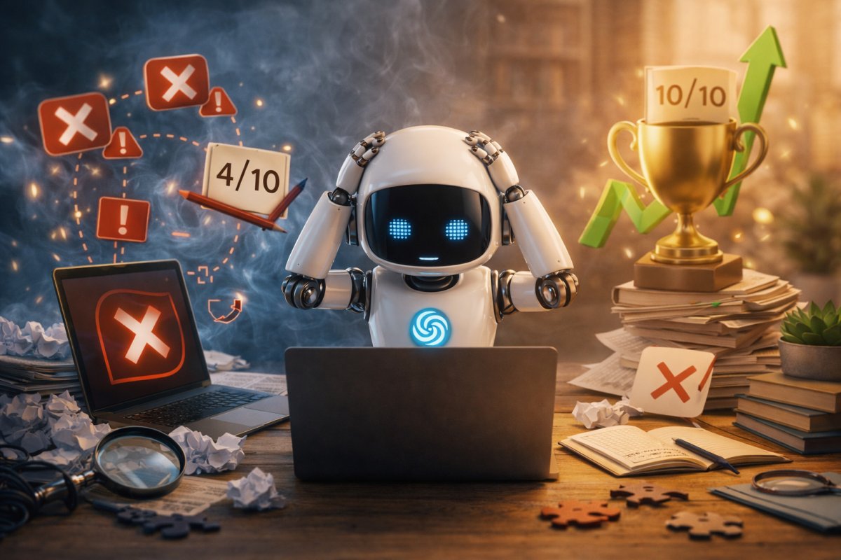 Fehler 6: Perfekte Ergebnisse im ersten Versuch erwarten Fehler 6: Perfekte Ergebnisse im ersten Versuch erwarten