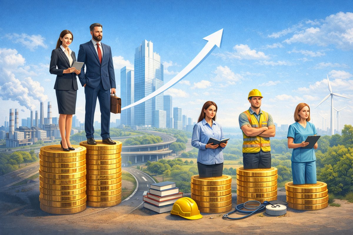 F&uuml;hrungskr&auml;fte verdienen deutlich mehr