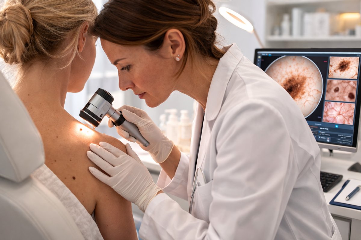 Hautanalyse zur Fr&uuml;herkennung von Hautkrebs