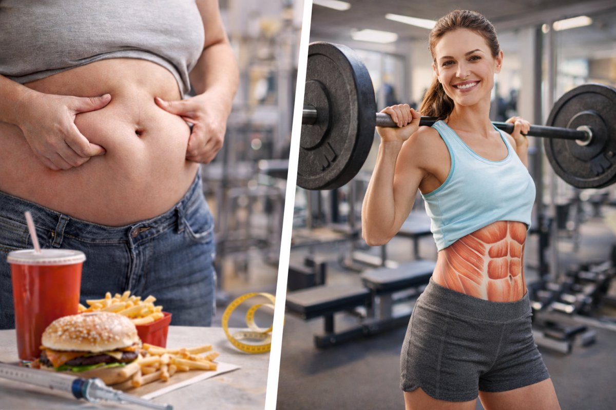 Krafttraining als Schl&uuml;ssel gegen Bauchfett