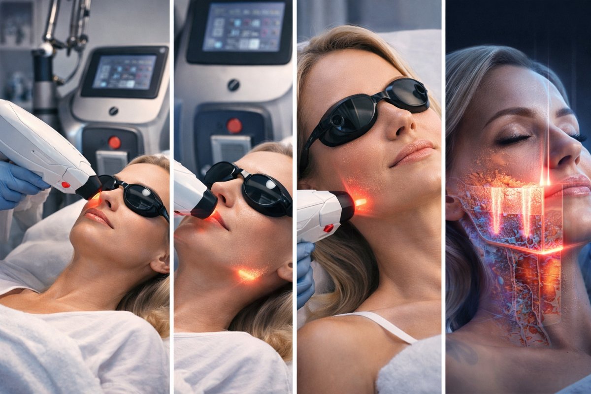 Laserbehandlungen zur Hautverj&uuml;ngung