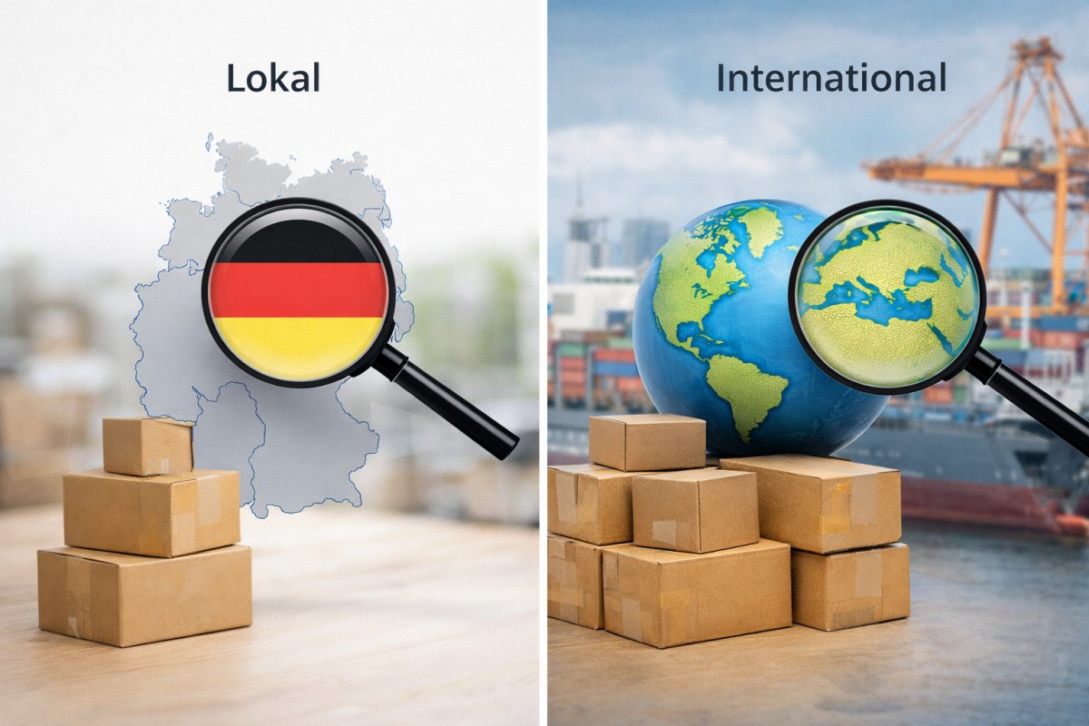 Lieferanten finden &ndash; lokal vs. international