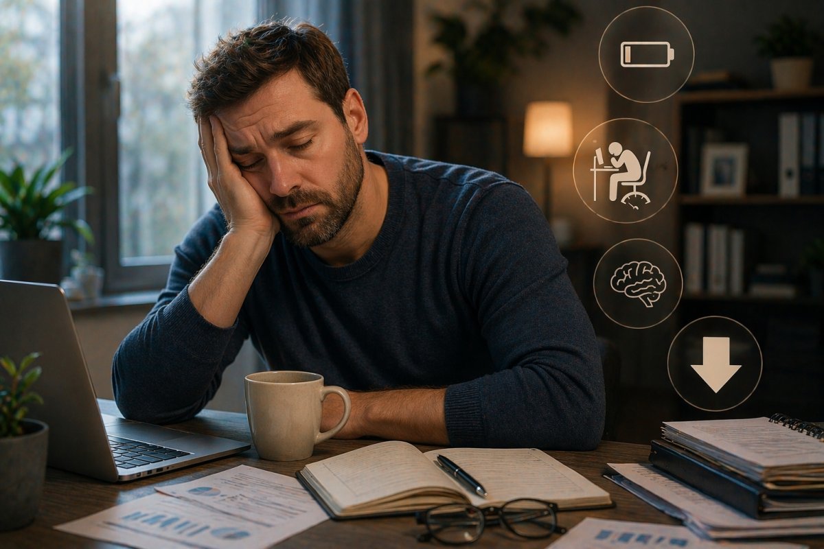 M&uuml;digkeit und Antriebslosigkeit als fr&uuml;he Warnsignale