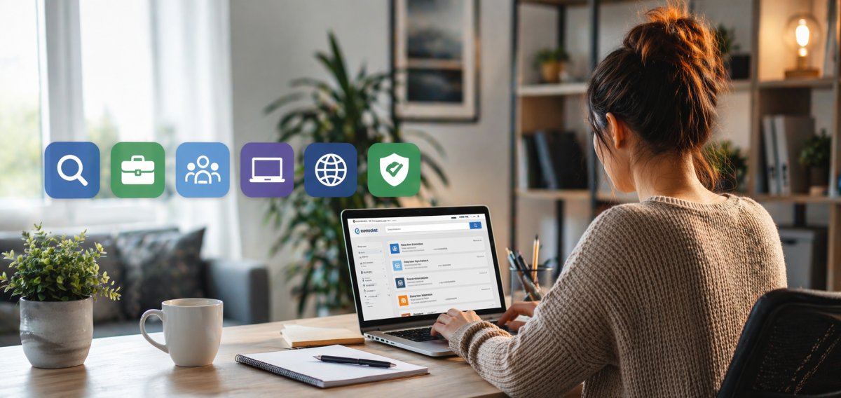Plattformen um Homeoffice Jobs zu finden