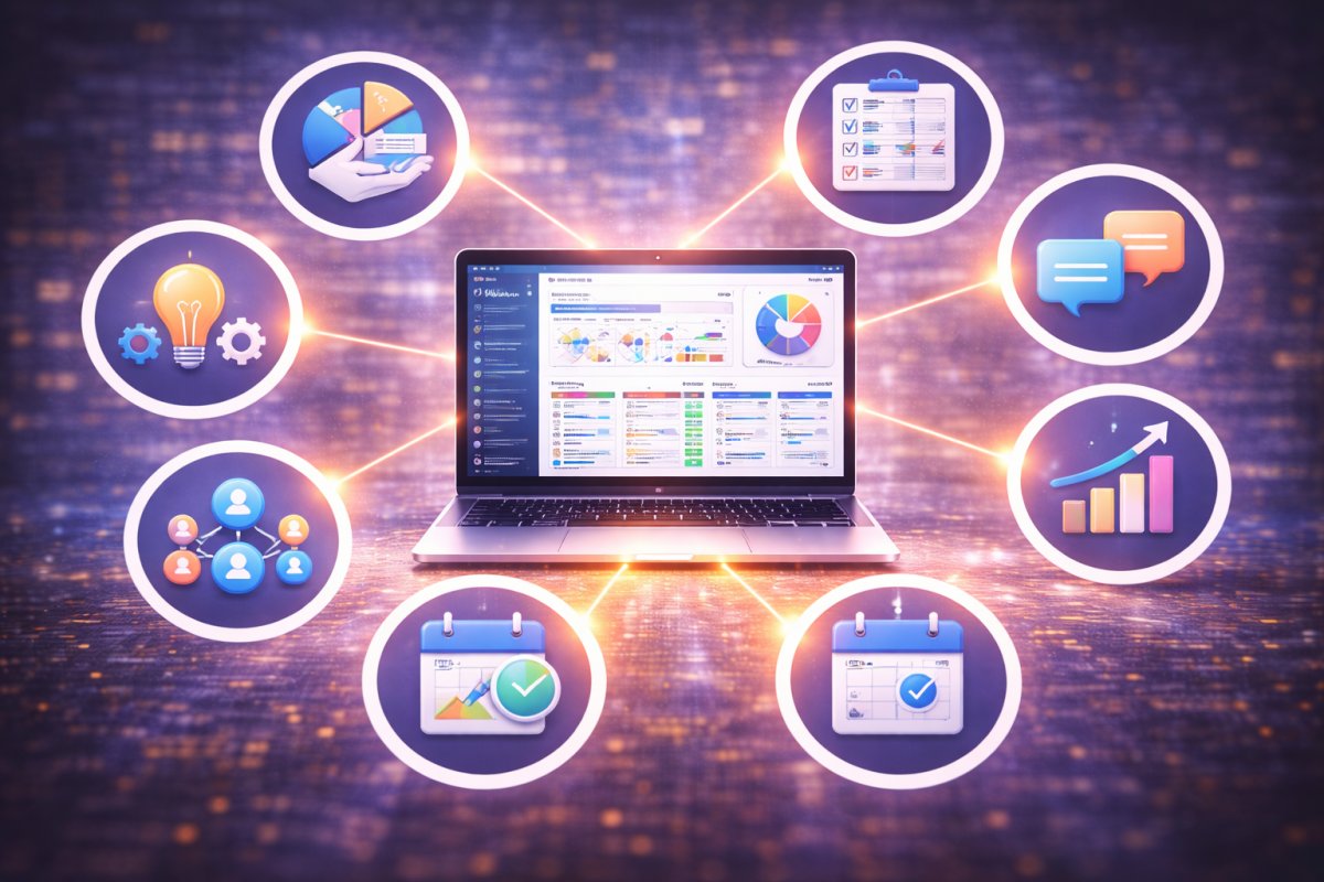 Projektmanagement Tools 2026 f&uuml;r bessere Planung und Zusammenarbeit