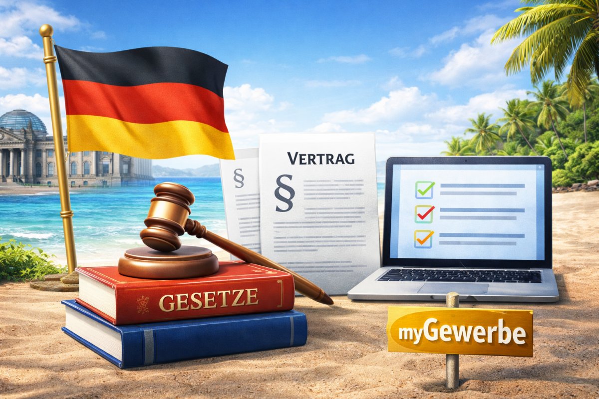 Rechtliche Grundlagen beim Online Business starten in Deutschland