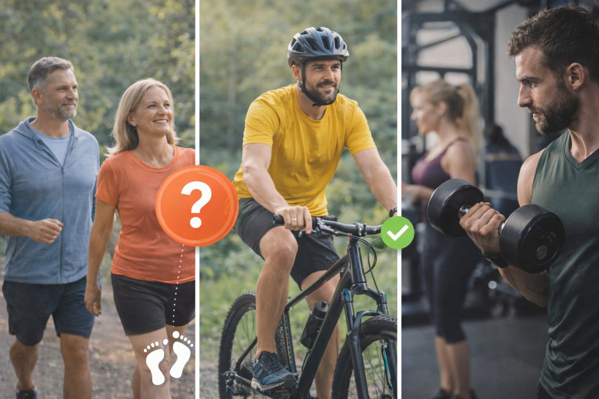 Reicht Gehen als einzige Trainingsform aus