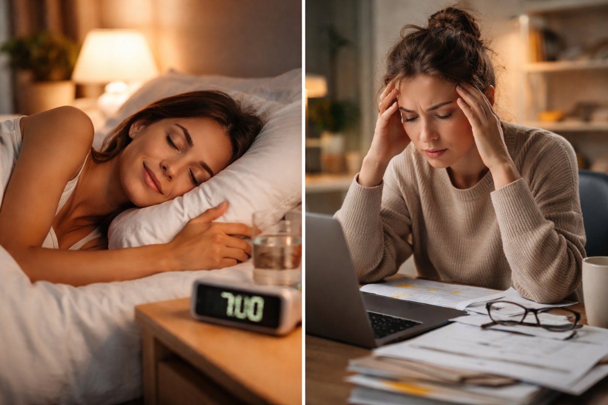 Schlaf und Stress als Einflussfaktoren