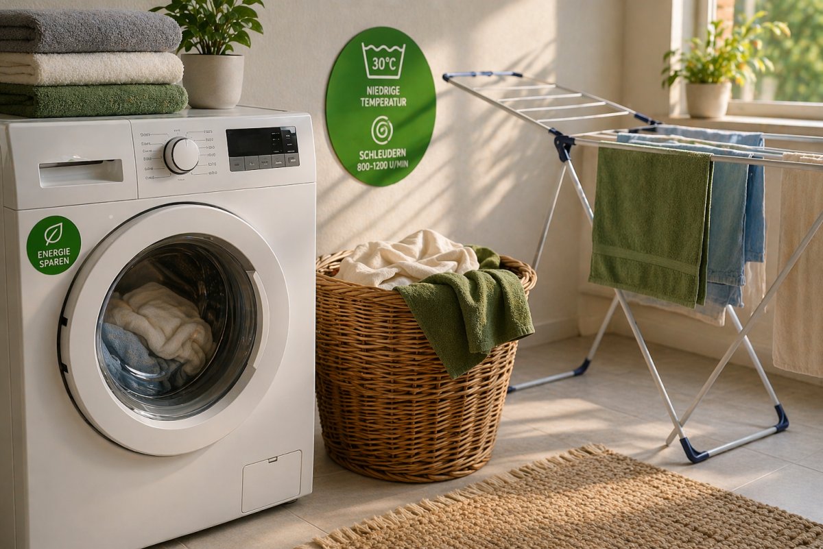 Strom sparen beim Waschen und Trocknen Strom sparen beim Waschen und Trocknen