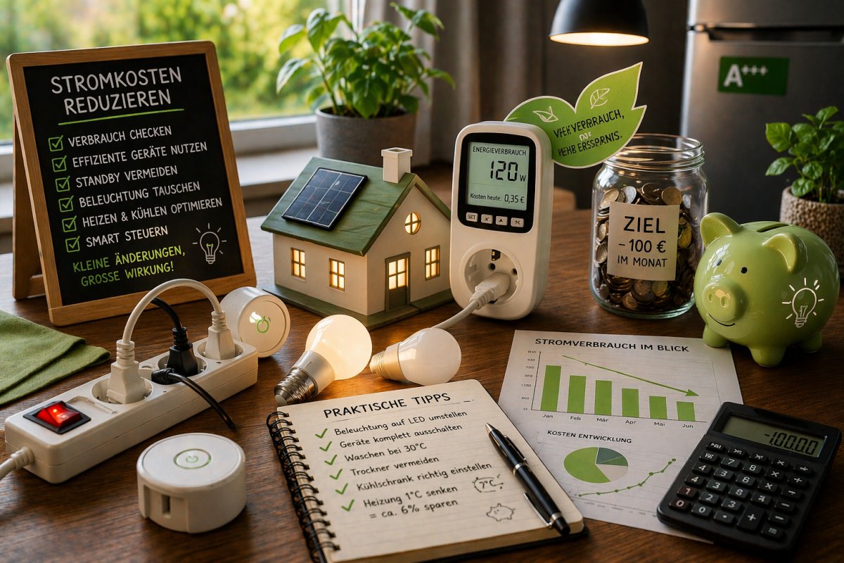 Stromkosten reduzieren mit praktischen Tipps für den Alltag Stromkosten reduzieren mit praktischen Tipps für den Alltag