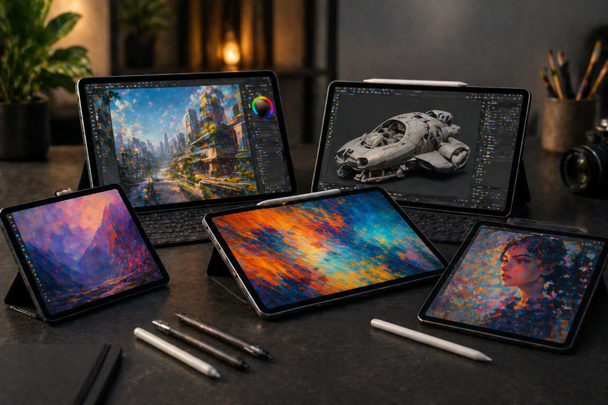 Tablets f&uuml;r kreative Arbeit und Design