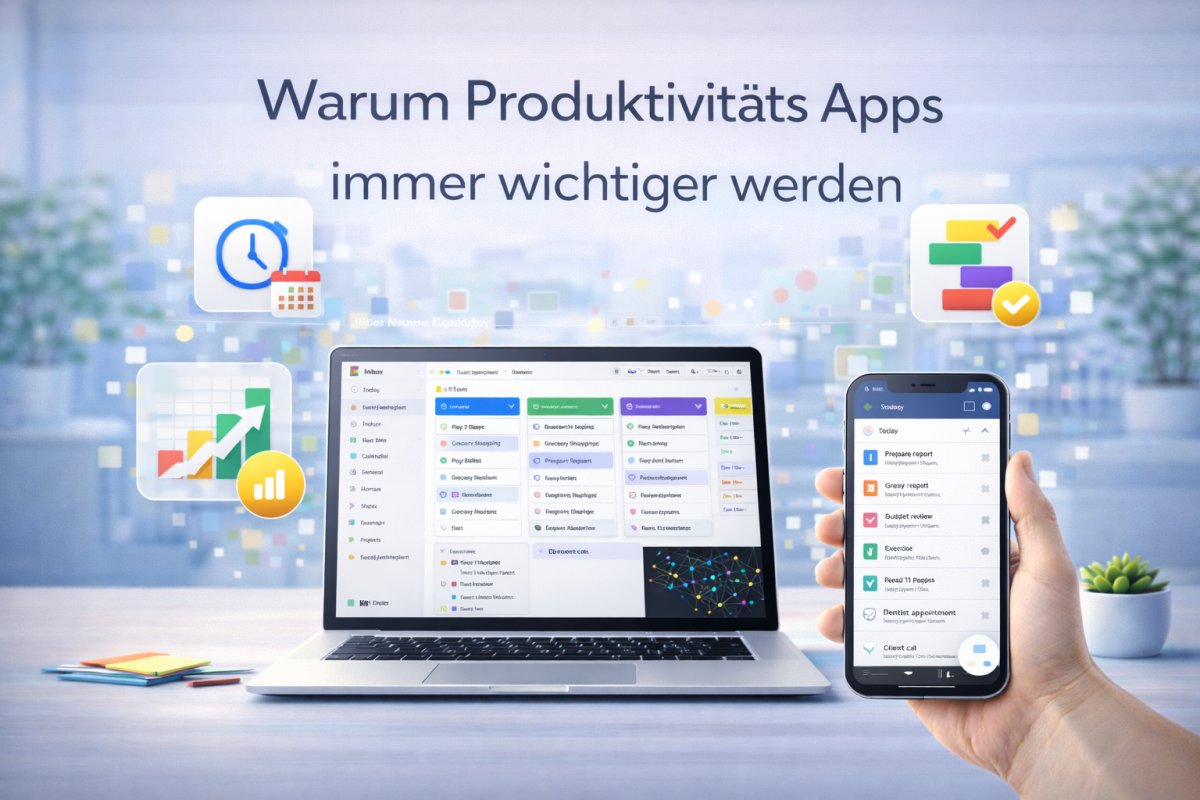 Warum Produktivit&auml;ts Apps immer wichtiger werden