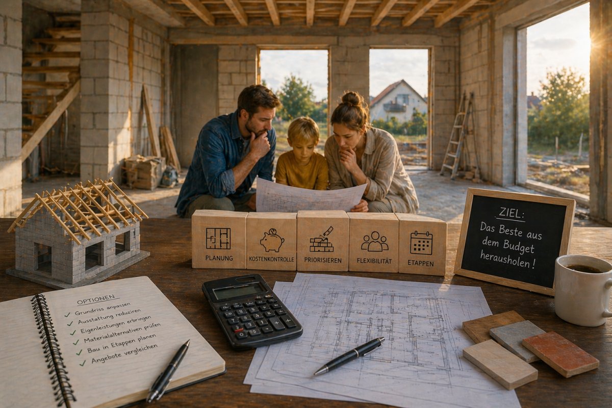 Was Bauherren tun k&ouml;nnen, wenn das Budget nicht mehr reicht