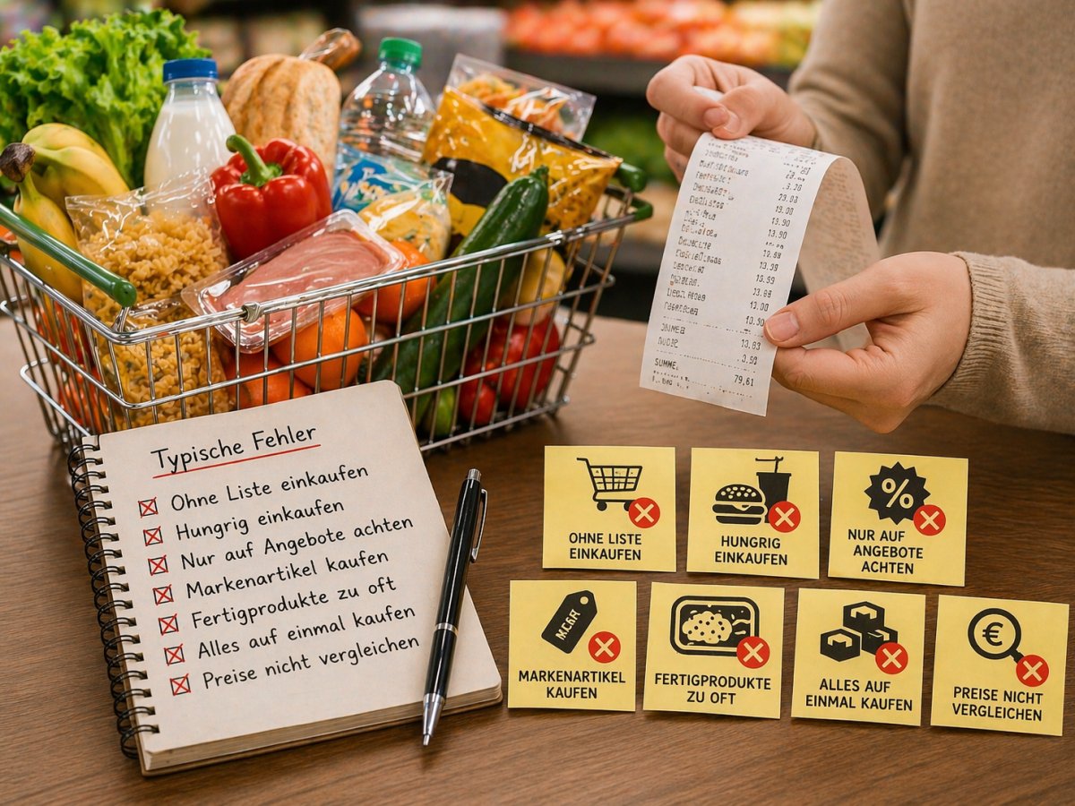 Welche Fehler viele Menschen beim Einkaufen machen