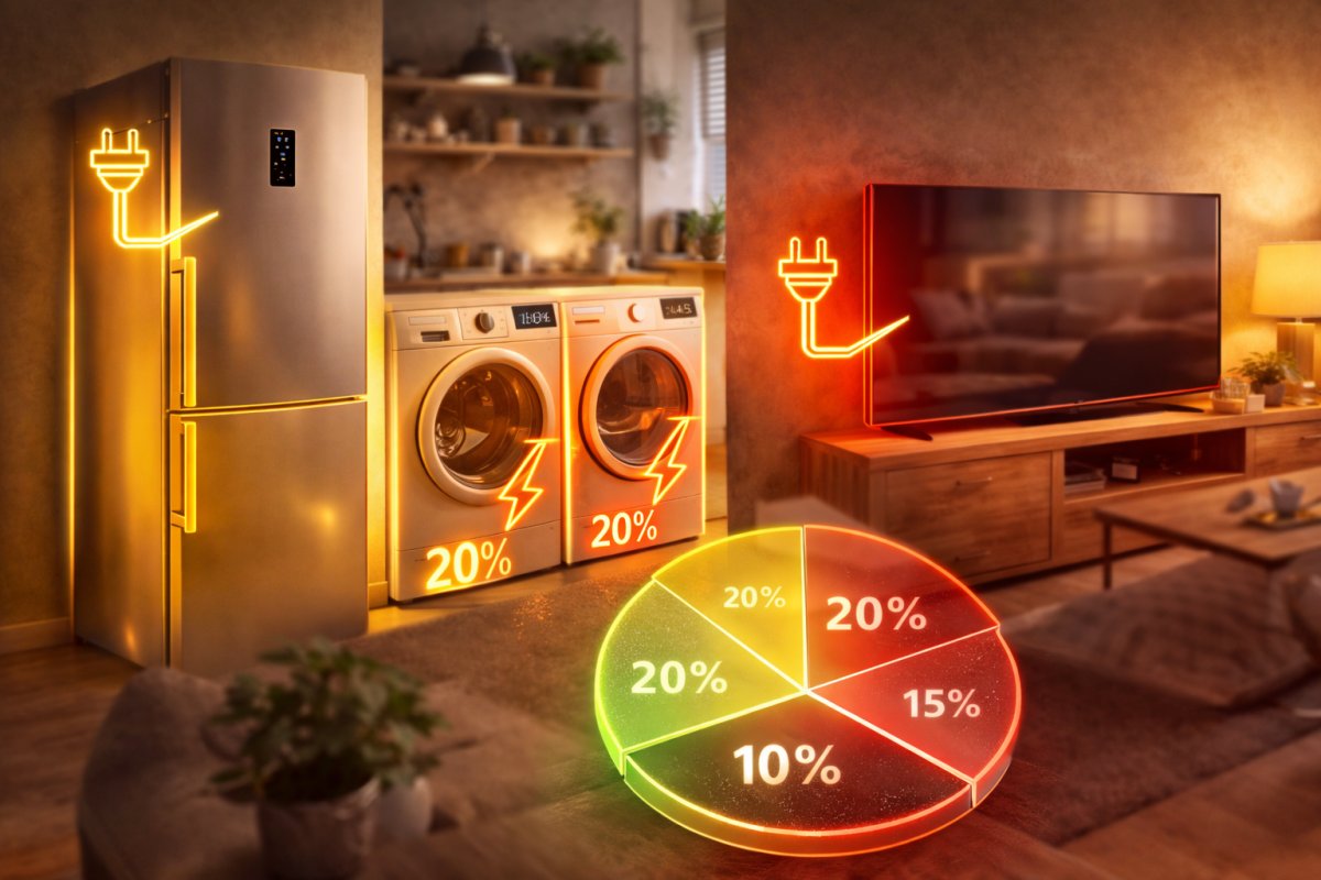 Welche Ger&auml;te im Haushalt am meisten Strom verbrauchen