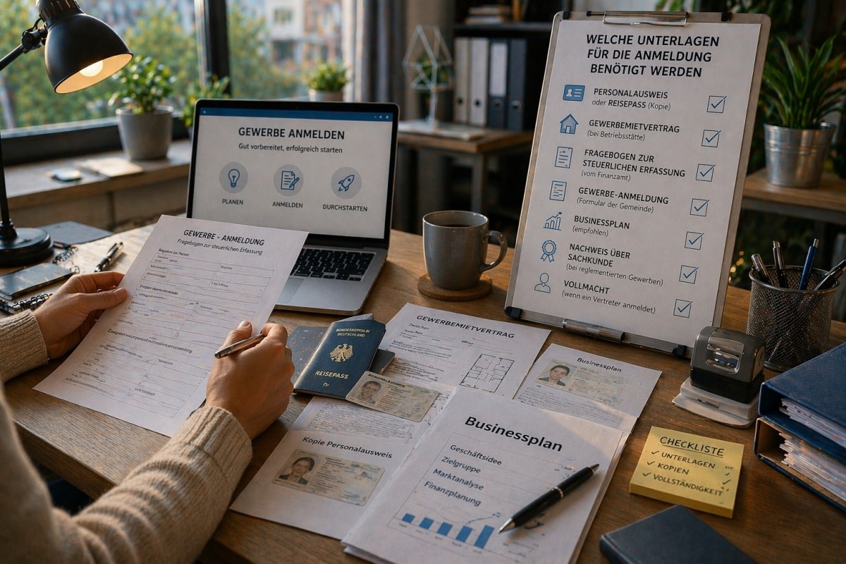 Welche Unterlagen f&uuml;r die Anmeldung ben&ouml;tigt werden