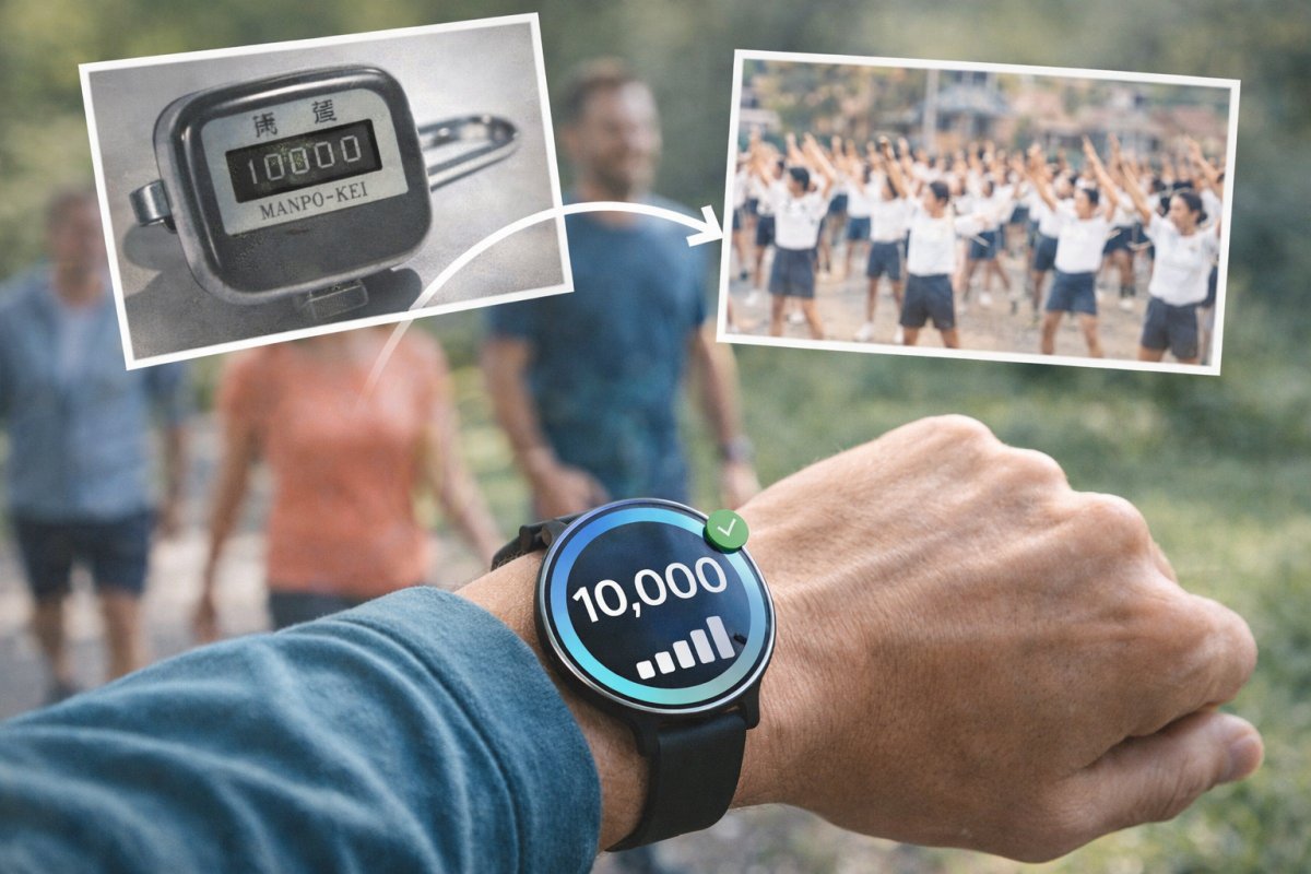Woher kommt die Empfehlung 10.000 Schritte am Tag