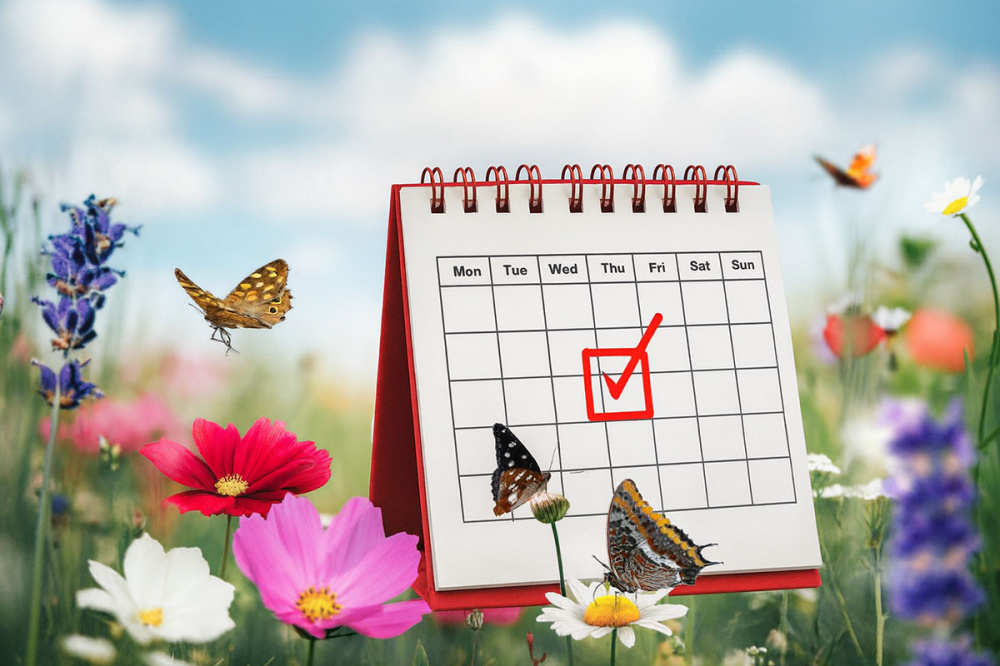 Countdown bis zum Fr&uuml;hling